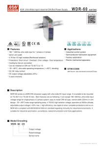 Nguồn MeanWell WDR-60