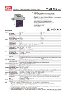 Nguồn MeanWell WDR-480