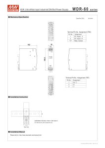 Nguồn MeanWell WDR-60