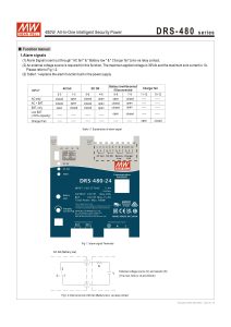 Nguồn Meanwell DRS-480