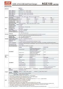 Bộ sạc nhanh 100W Meanwell NGE100