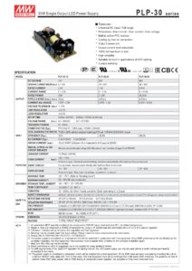 Nguồn Meanwell PLP-30-12