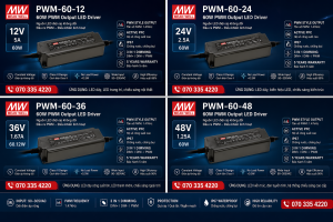 Nguồn LED Meanwell PWM-60