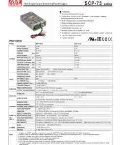 Nguồn Meanwell SCP 75 24